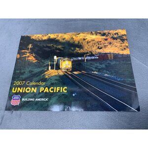 Union Pacific 2007 Train Photography Wall Calendar 12-Month Vintage Railroad Col